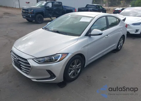 2018 Hyundai Elantra Sel z USA, uszkodzony, nr VIN KMHD84LFXJU493337